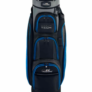 Premium Tech Golf Bag Gun Metal with Blue