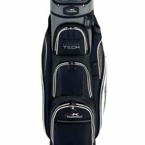 Premium Tech Golf Bag Gun Metal with White